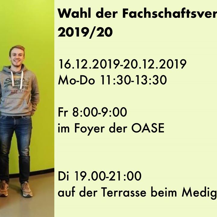 © Wahl der Fachschaftsvertretung 2019/20