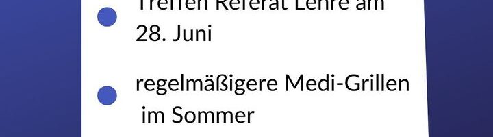 Zusammenfassung FS-Sitzung